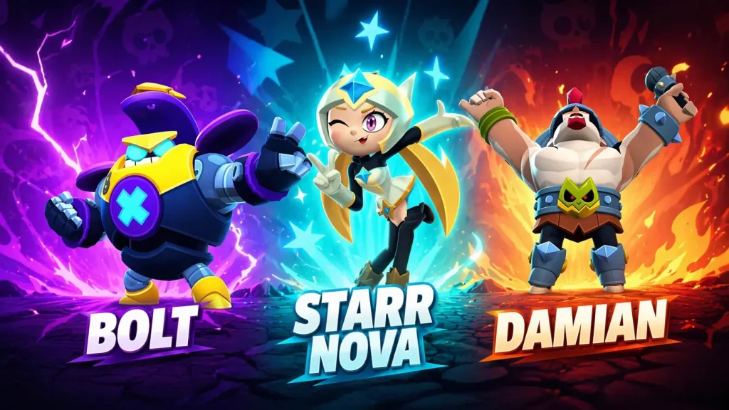 Nulls Brawl Update: Damian, Starr Nova, Bolt, Bling Rework & More!
